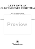 Let's Have an Old-Fashioned Christmas