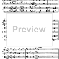 Konzert im alten Stil Op.100 - Score