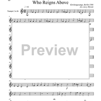 Sing Praise To God Who Reigns Above - Trumpet 2 in B-flat