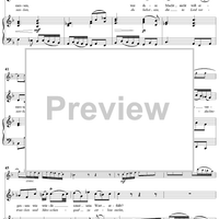 "Die Obrigkeit ist Gottes Gabe", Aria, No. 5 from Cantata No. 119: "Preise, Jerusalem, den Herrn" - Piano Score