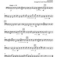 Chamber Suite in D Major for Cello Quartet or Choir - Cello 4