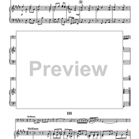 Sonata in E Major BWV 1035 - Piano Score