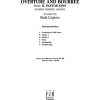 Overture and Bourrée from Il Pastor Fido - Score