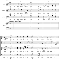Let all men praise the Lord (Chorale), No. 9 from Symphony No. 2 in B-flat Major "Hymn of Praise", Op. 52
