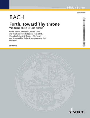 Forth, toward Thy throne - Score and Parts