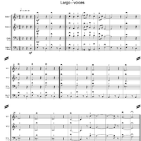 Suite for string orchestra and percussion - Full Score