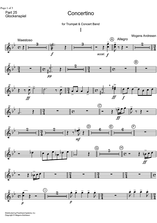 Concertino - Glockenspiel