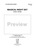 Magical Night Sky - Score