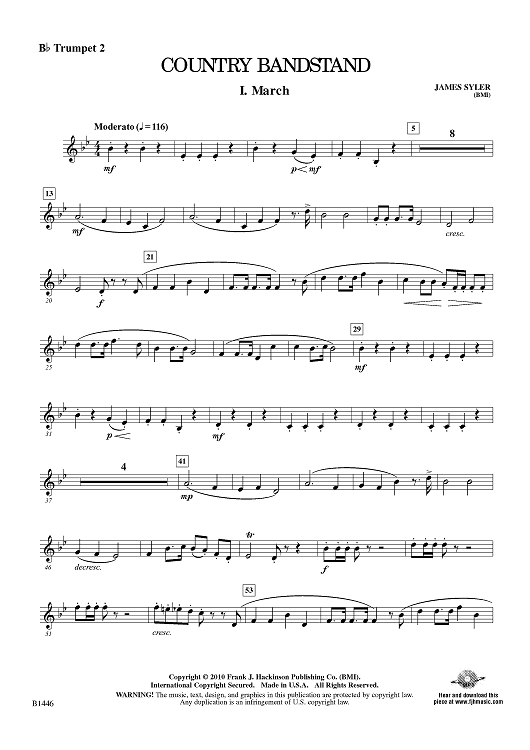 Country Bandstand - Bb Trumpet 2