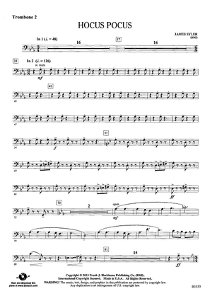Hocus Pocus - Trombone 2