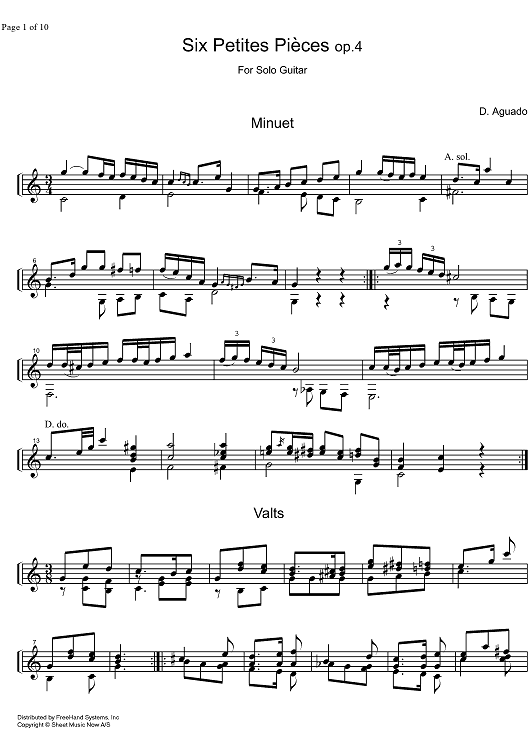 6 Petites Pieces Op. 4