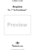 Requiem, Op. 48, No. 7: In Paradisum