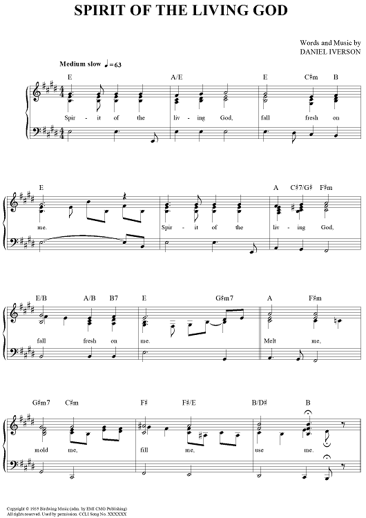 Spirit of the Living God