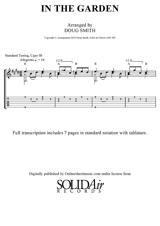 In The Garden (With Embedded Audio)