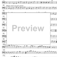 Sonata A Major La Guerra - Continuo