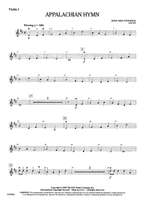 Appalachian Hymn - Violin 1