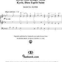 Kyrie, God, the Holy Ghost, from "Seventy-Nine Chorales", Op. 28, No. 51
