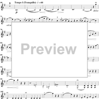 Easy Sonata in G Major for violin and piano - Violin 1