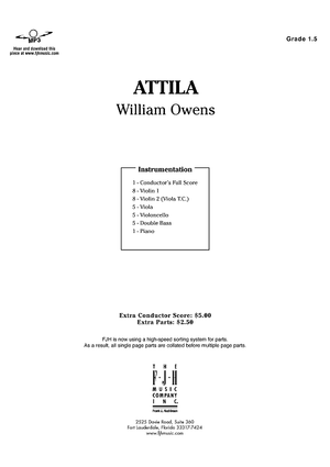 Attila - Score Cover