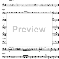 Divertimento No.15 Bb Major KV287 - Double Bass