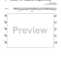 Come, Ye Thankful People, Come - Trombone 4