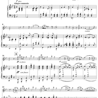 Spanish Dance in B-flat Major, Op. 12, No. 4 - Piano Score
