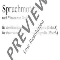 Spruchmotette - Choral Score