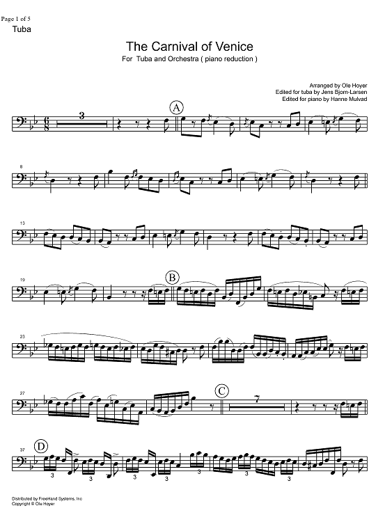 Carnival of Venice - Tuba
