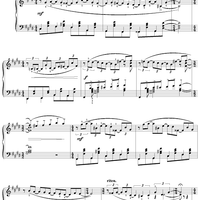 Six Pieces for Piano on a Single Theme. No. 3. Impromptu