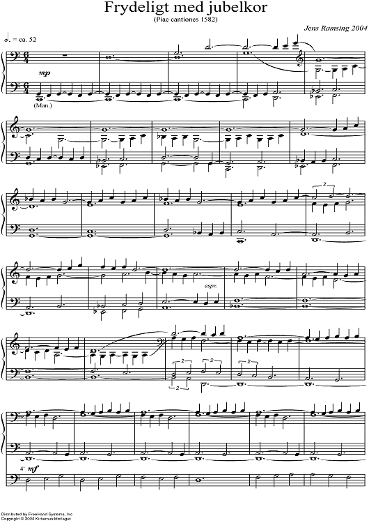 Frydeligt med jubelkor (Prelude)