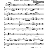 Allelujah from Exultate Jubilate - Violin 1