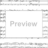 String Quartet No. 22, Movement 1 - Score
