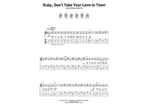 Ruby, Don't Take Your Love to Town