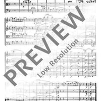 String Quartet F major in F major - Full Score