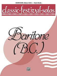 Classic Festival Solos (Baritone B.C.), Volume 1