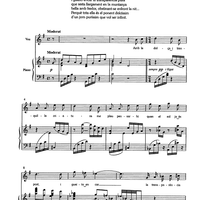 Amb la dolca i tranquil la criatura - Score