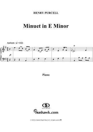 Minuet in E Minor