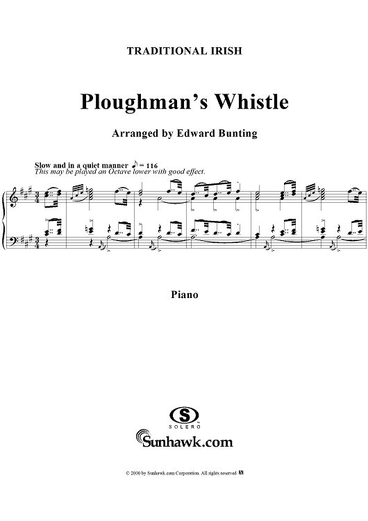 Ploughman's Whistle