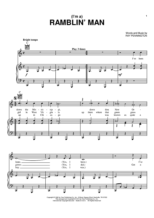 (I'm A) Ramblin' Man