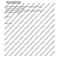 Atemleise - Choral Score