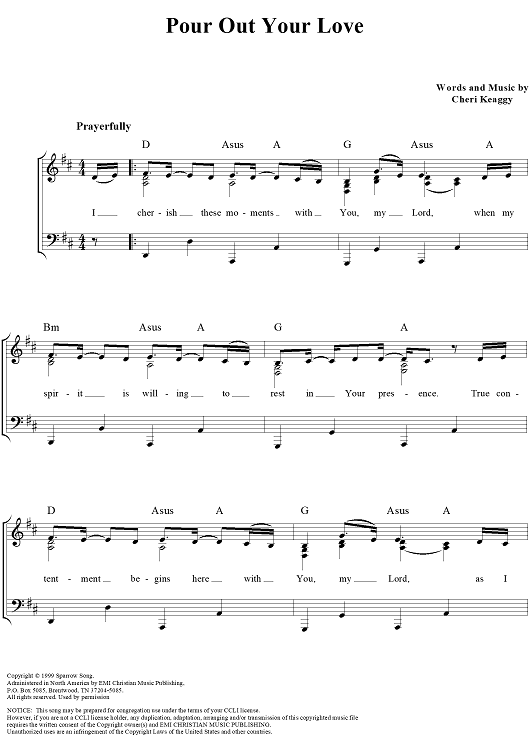 Pour Out Your Love