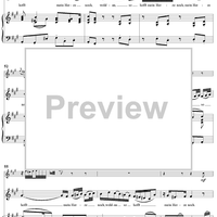 "Kein Arzt ist ausser dir zu finden", Aria, No. 3 from Cantata No. 103: "Ihr werdet weinen und heulen" - Piano Score