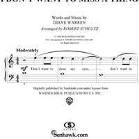 I Don't Want To Miss a Thing