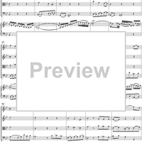 Clavier Concerto No. 1 in D Minor, Movement 2 (BWV 1052) - Score