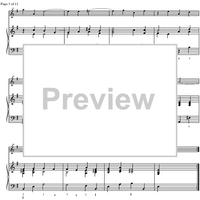 Partita No. 5 - Score