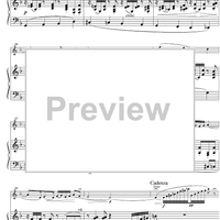 Andante and Scherzo - Score