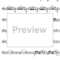 String Trio Bb Major D581A - Cello