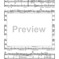 Trios for Double Bass - Volume 1 - Score