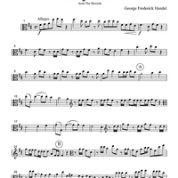 Hallelujah Chorus - from The Messiah - Part 2 Viola