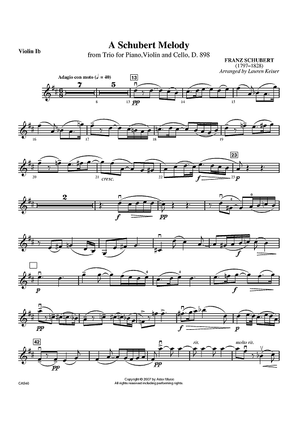 A Schubert Melody - Violin 1b